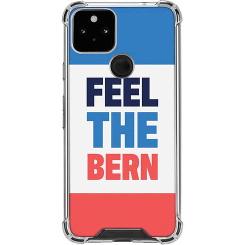 Feel The Bern Google Pixel 5 Clear Case